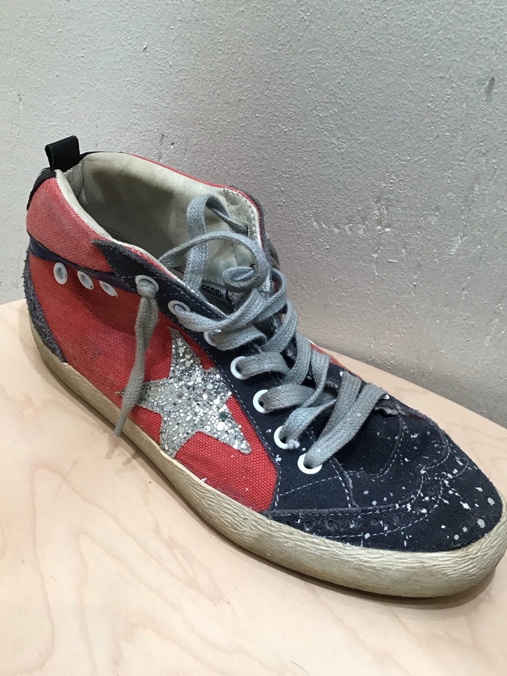 Golden Goose red, blue, silver Size 37 Shoes